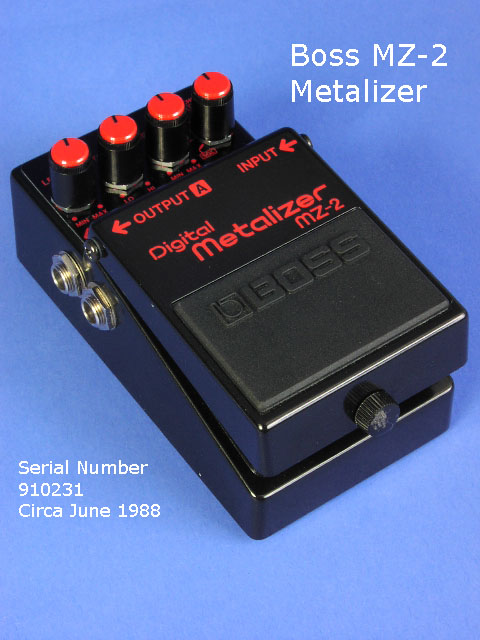 Boss Metalizer MZ-2, Front