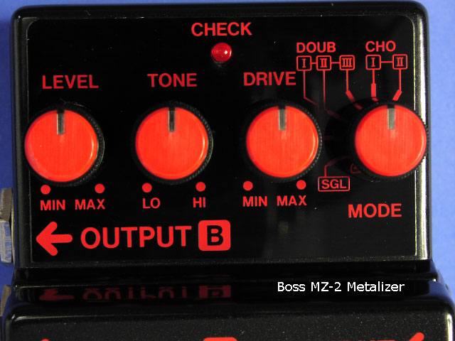 Boss Metalizer MZ-2, Front